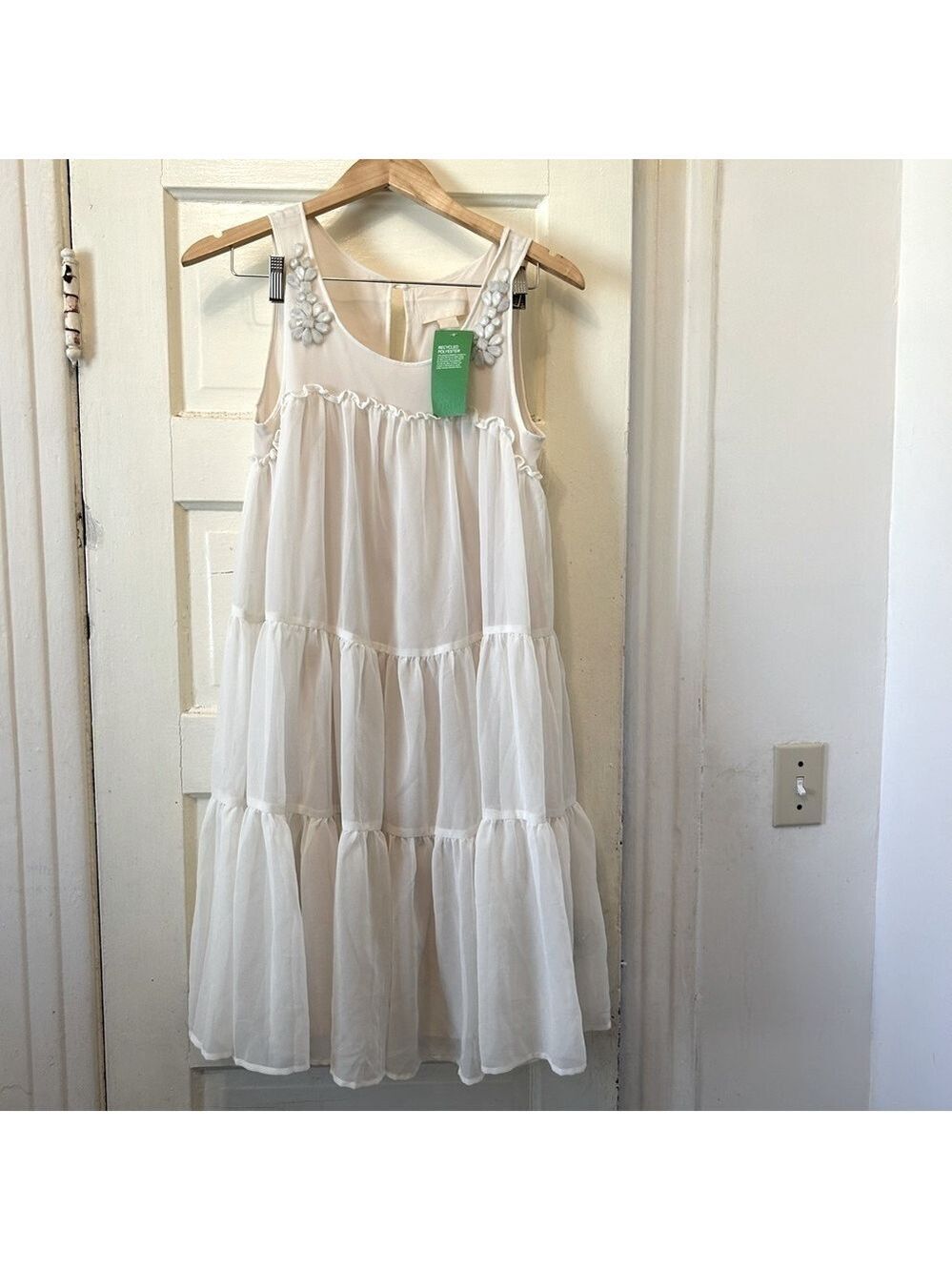 H&M Conscious Collection Ruffled Sleeves Dress Coquette Baby Doll